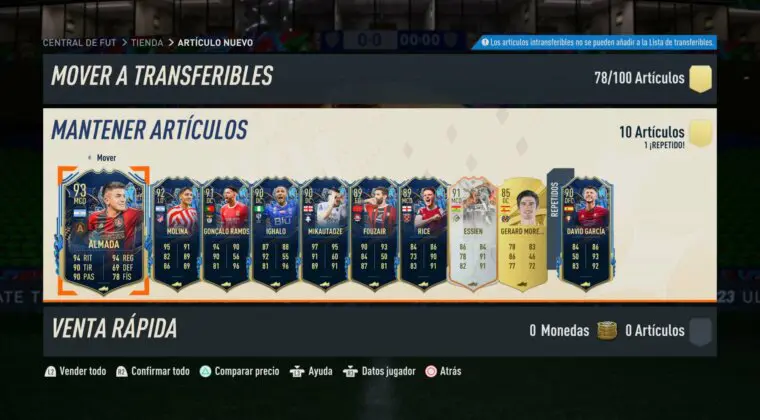 Imagen de FIFA 23: así podemos conseguir una enorme cantidad de sobres en Ultimate Team