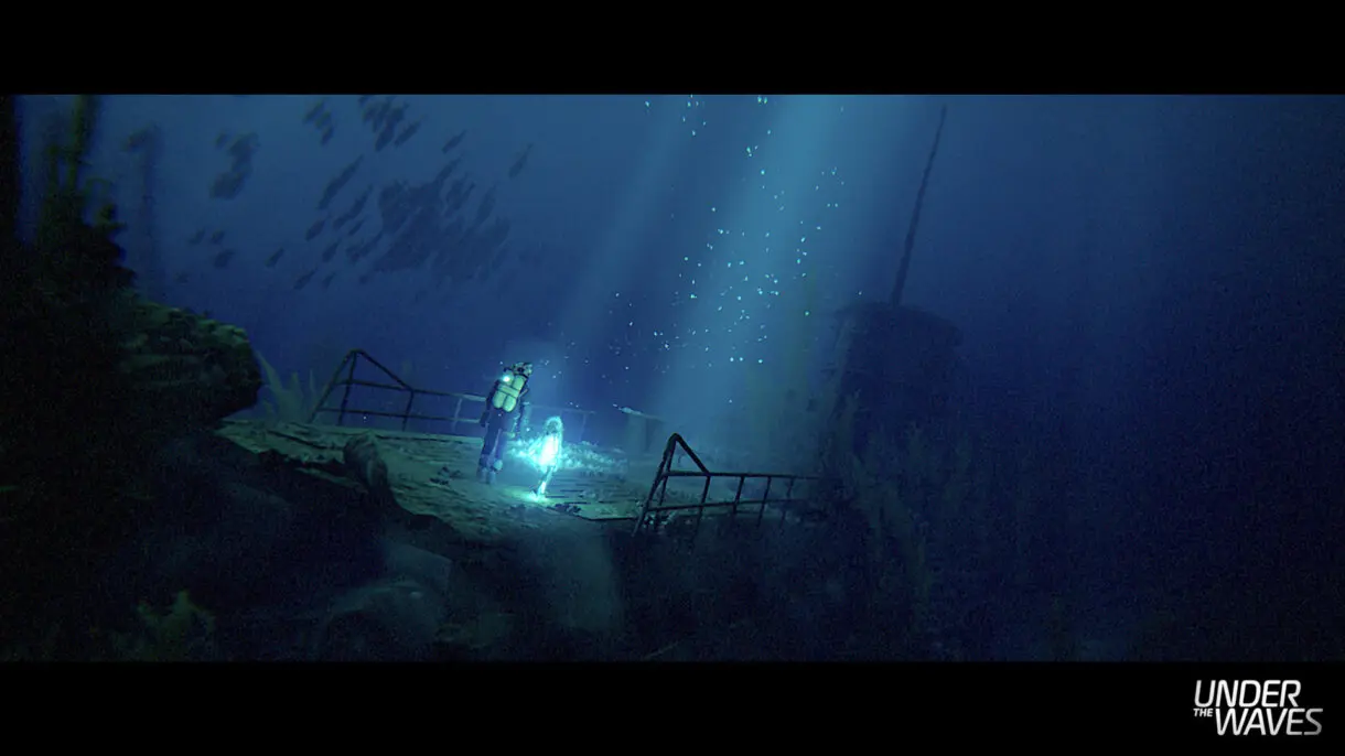 Under the waves