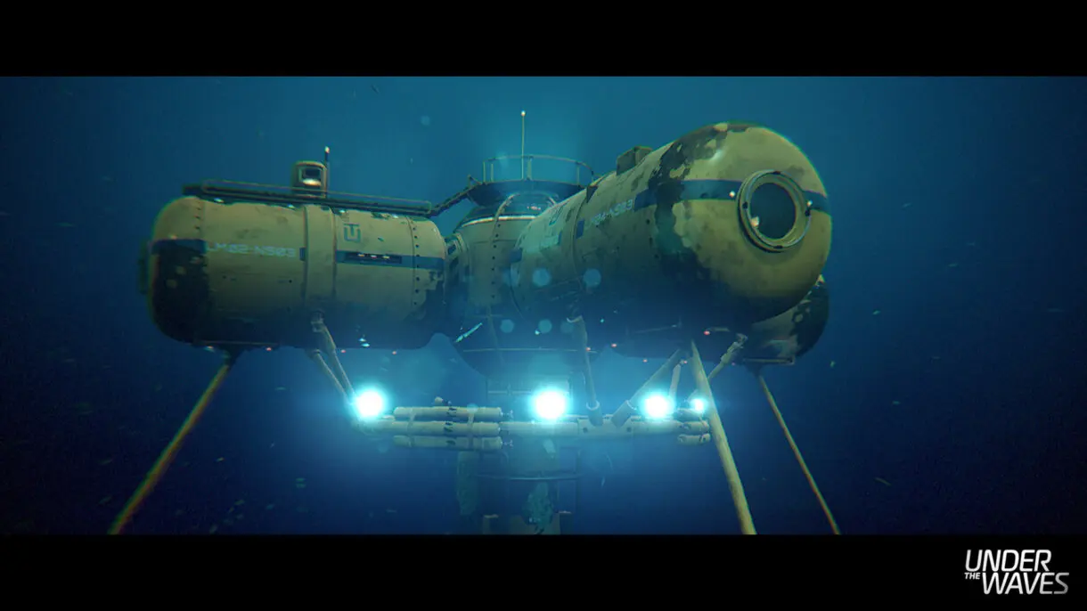 Under the waves