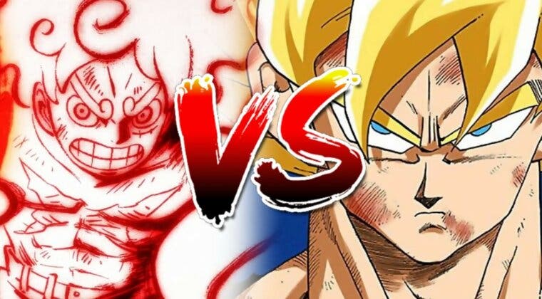 Imagen de Luffy en su Gear 5 o Goku: ¿es más fuerte el protagonista de One Piece o el de Dragon Ball?