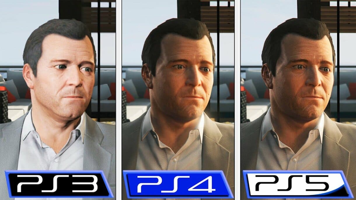 Comparación GTA V PS3, PS4 y PS5