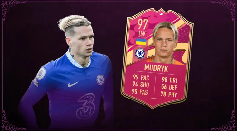 Imagen de FIFA 23: ¿Merece la pena Mykhailo Mudryk FUTTIES Prémium? (Jugador SBC)