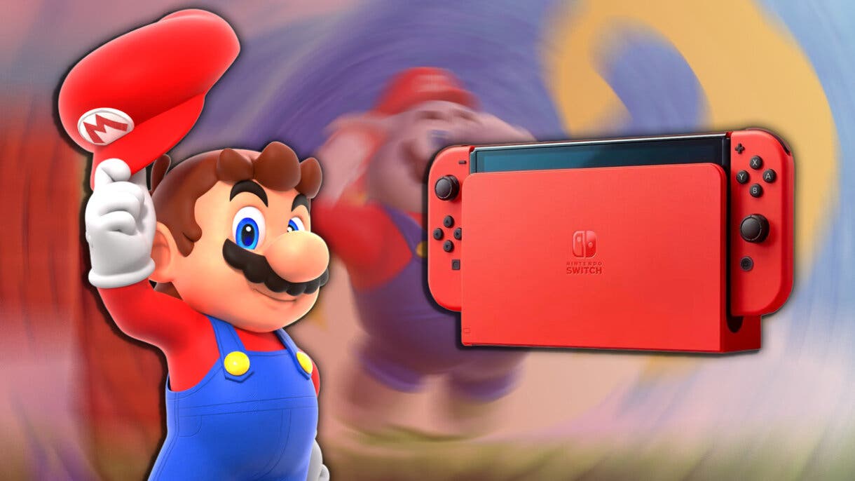 Nintendo Switch OLED Rojo Edición Mario