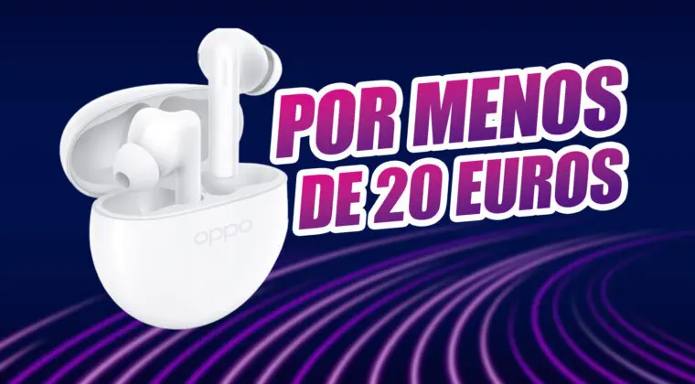 Imagen de Rebajados un 59%: Auriculares inalámbricos OPPO Enco Buds 2