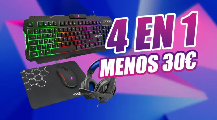 Imagen de Pack Gaming 4 en 1 The G-Lab por menos de 30 euros