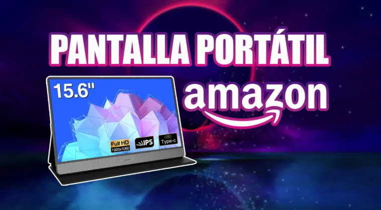 Imagen de Monitor portátil de 15,6 pulgadas rebajado 70 euros