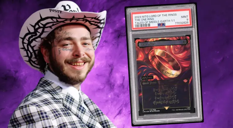 Imagen de Post Malone compra la carta más cara de Magic y El Señor de los Anillos por 2 millones de dólares