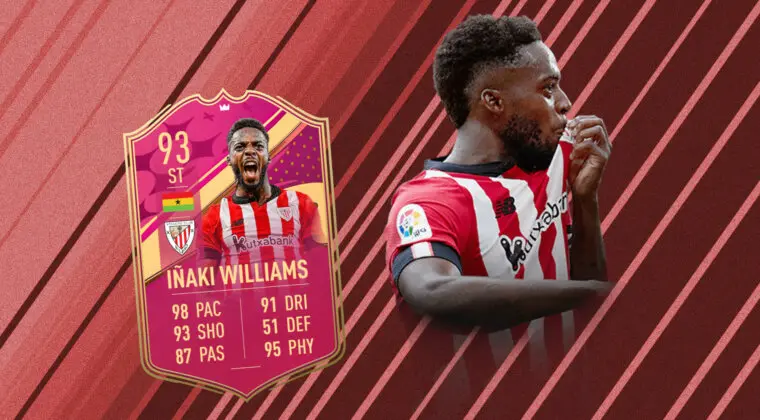 Imagen de FIFA 23: ¿Válido para plantillas competitivas? Review de Iñaki Williams FUTTIES Prémium