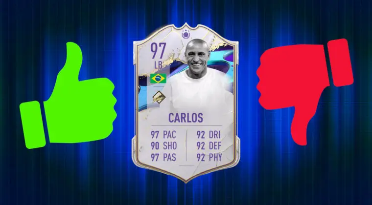 Imagen de FIFA 23: ¿Tan bueno como para hacer su SBC? Review de Roberto Carlos Icono Estrella de Portada
