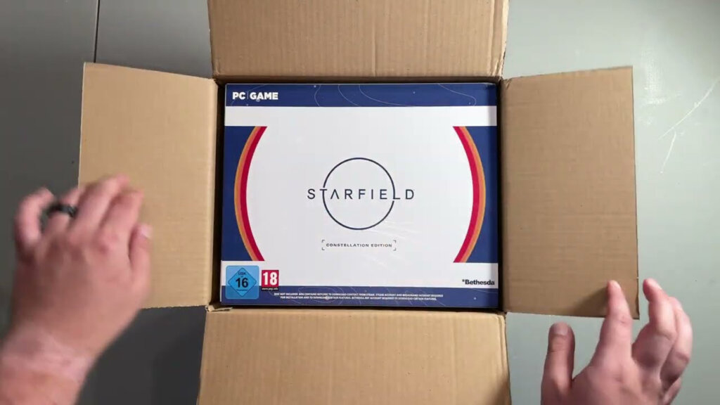 unboxing edicion constelacion starfield