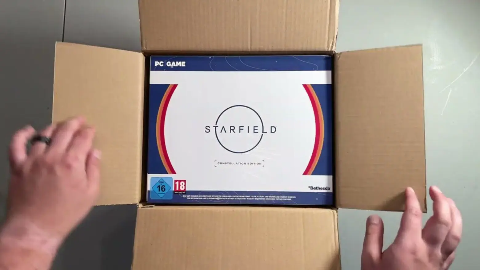 unboxing edicion constelacion starfield