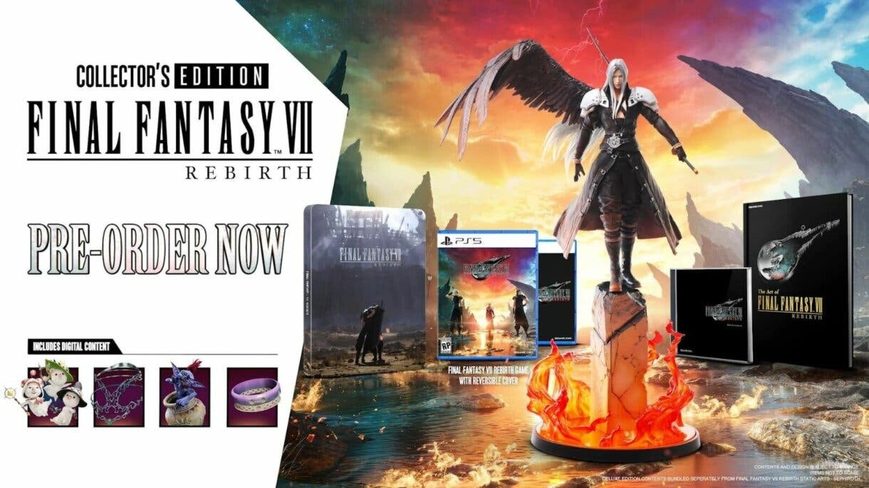 Así es la impresionante edición coleccionista de Final Fantasy 7 Rebirth