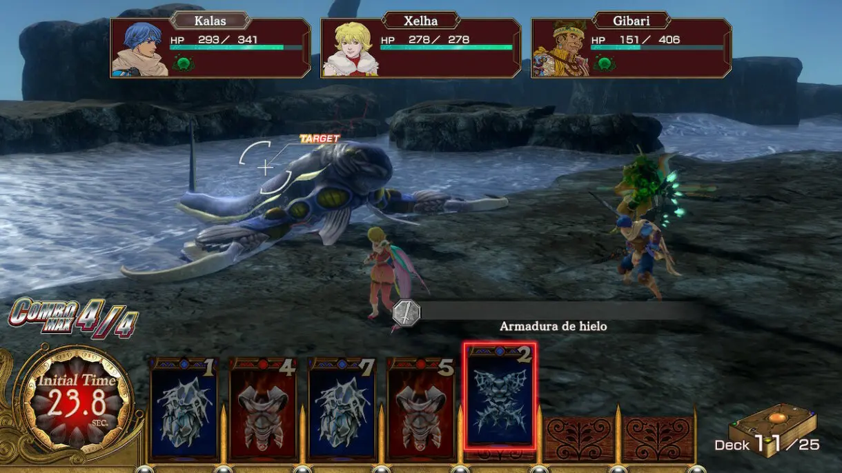 Baten Kaitos I & II HD Remaster combate