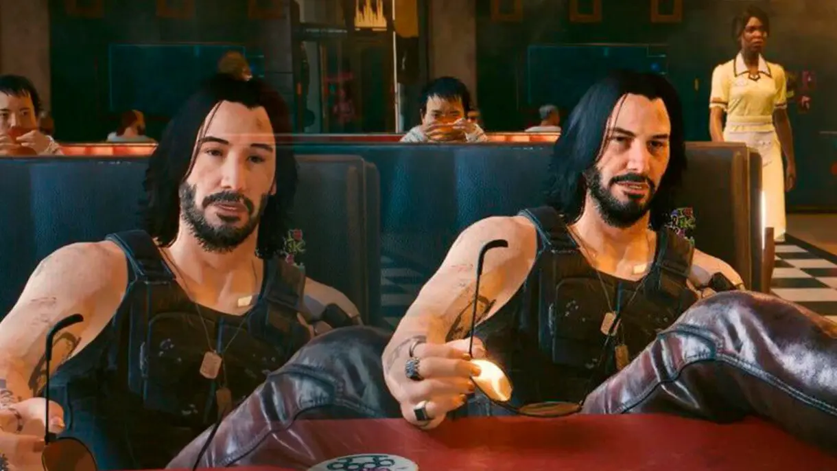 Observa esta comparativa de Johnny Silverhand de Cyberpunk 2077 tras la nueva actualización