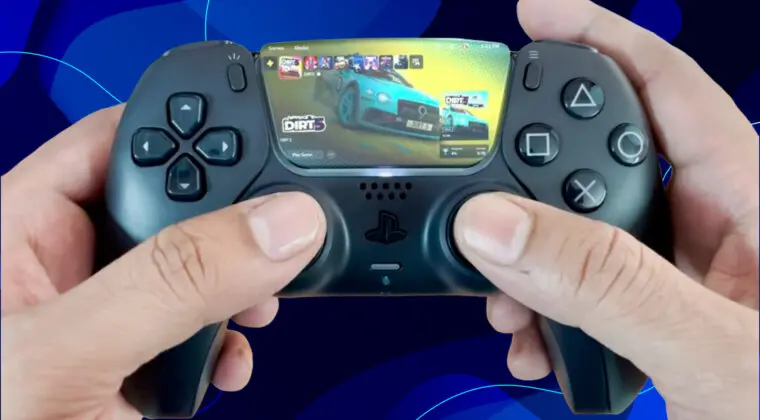 Imagen de ¿Te imaginas un DualSense de PS5 con una pantalla táctil? Sony lo revela en una nueva patente
