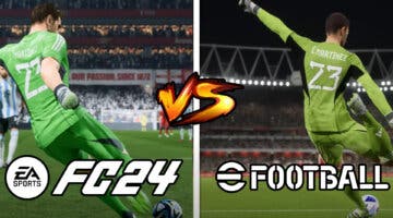 Imagen de Comparan los gráficos de EA Sports FC 24 y eFootball 2024 para comprobar cuál se ve mejor