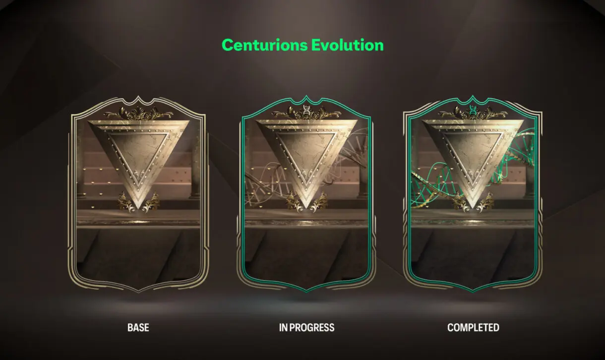 Diseño cartas Centurions Evolution EA Sports FC 24