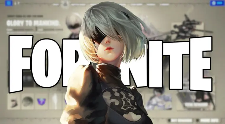 Imagen de Imaginan cómo sería un crossover entre Fortnite y NieR: Automata con un Pase de Batalla increíble