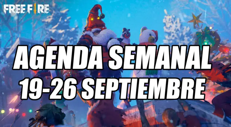 Imagen de Free Fire: nueva agenda semanal (19-26 septiembre) y las novedades que llegan al juego