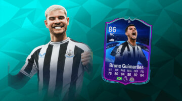 Imagen de EA Sports FC 24: ¿Merece la pena Bruno Guimaraes RTTK? (Jugador SBC)