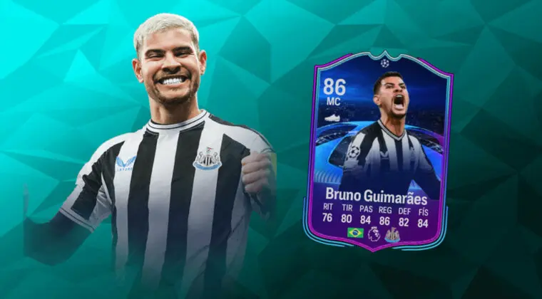 Imagen de EA Sports FC 24: ¿Merece la pena Bruno Guimaraes RTTK? (Jugador SBC)