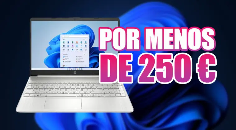 Imagen de Llévate este portátil HP Laptop 15s por menos de 250 euros