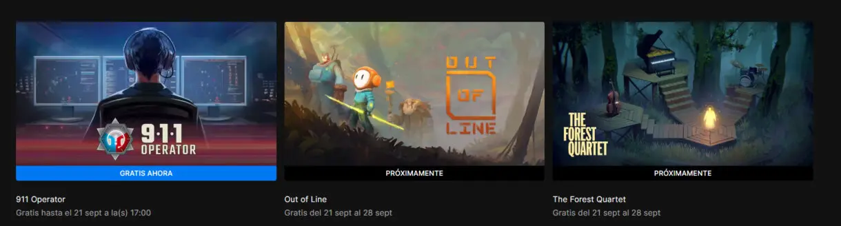 Estos son los dos juegos gratuitos de Epic Games Store