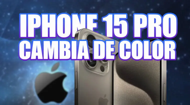 Imagen de El iPhone 15 Pro cambia de color al contacto con nuestra piel