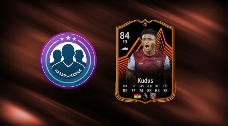Imagen de EA Sports FC 24: ¿Merece la pena Mohammed Kudus RTTK? (Jugador SBC)