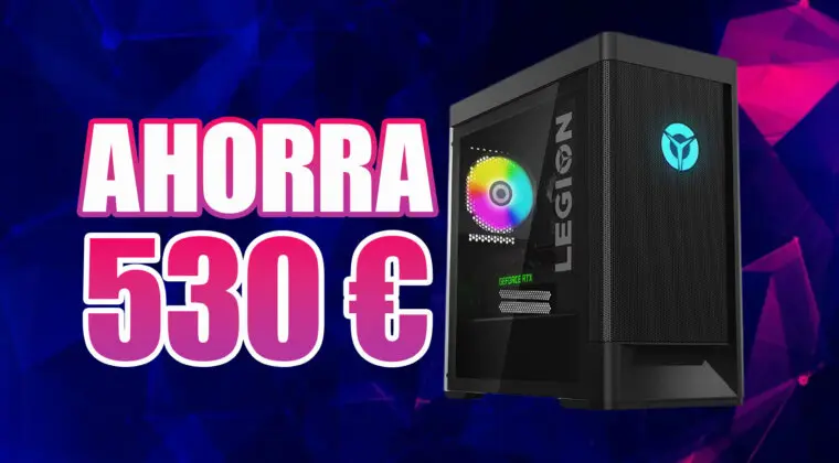 Imagen de Lenovo Legion T5 PC gaming con 530 euros de descuento