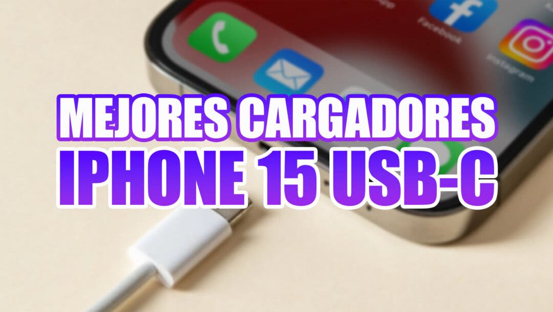 CARGADOR DE 20W USB-C PARA IPHONE 15, 15 PLUS, 15 PRO, 15 PRO MAX