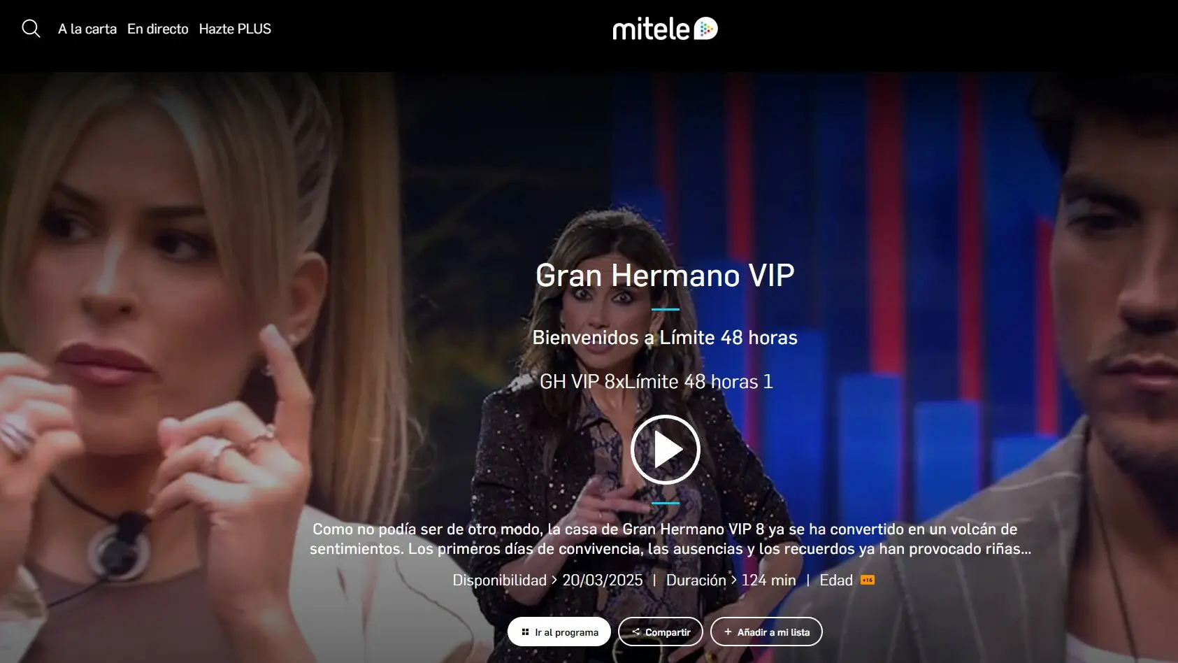 Mitele GH VIP