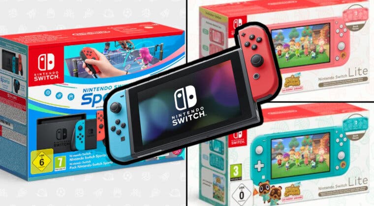 Imagen de Nintendo anuncia 3 nuevos packs de Switch con juegazo incluido para estrenar la consola como Dios manda