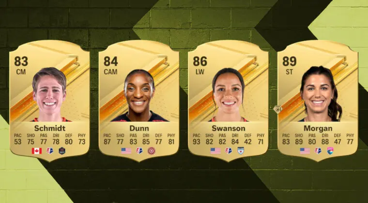 Imagen de EA Sports FC 24: ¿Liga muy útil para el comienzo de Ultimate Team? Top 24 medias de la NWSL