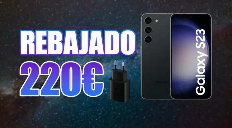 Imagen de Ahorra más de 200€ en este Samsung Galaxy S23 con cargador de 45W