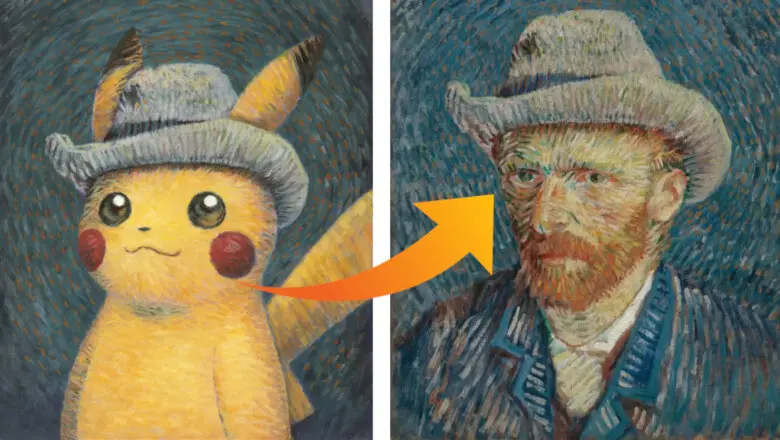 Pokémon Pikachu Van Gogh