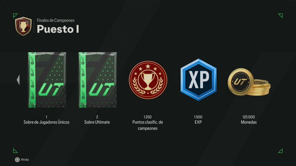 portada recompensas ut champions ea sports fc 24