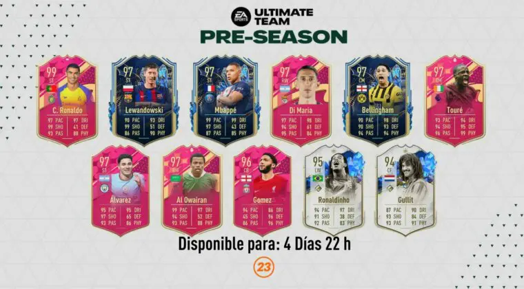 Imagen de FIFA 23: regresa la Mejora de cien cartas +82. ¿Merece la pena?