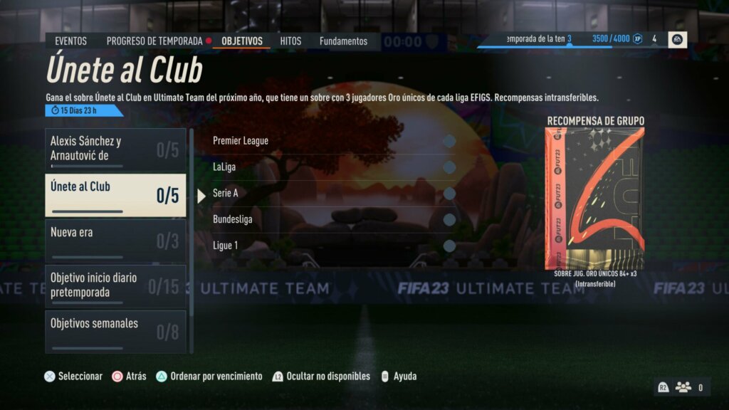 pre season recompensas ya disponibles fifa 23