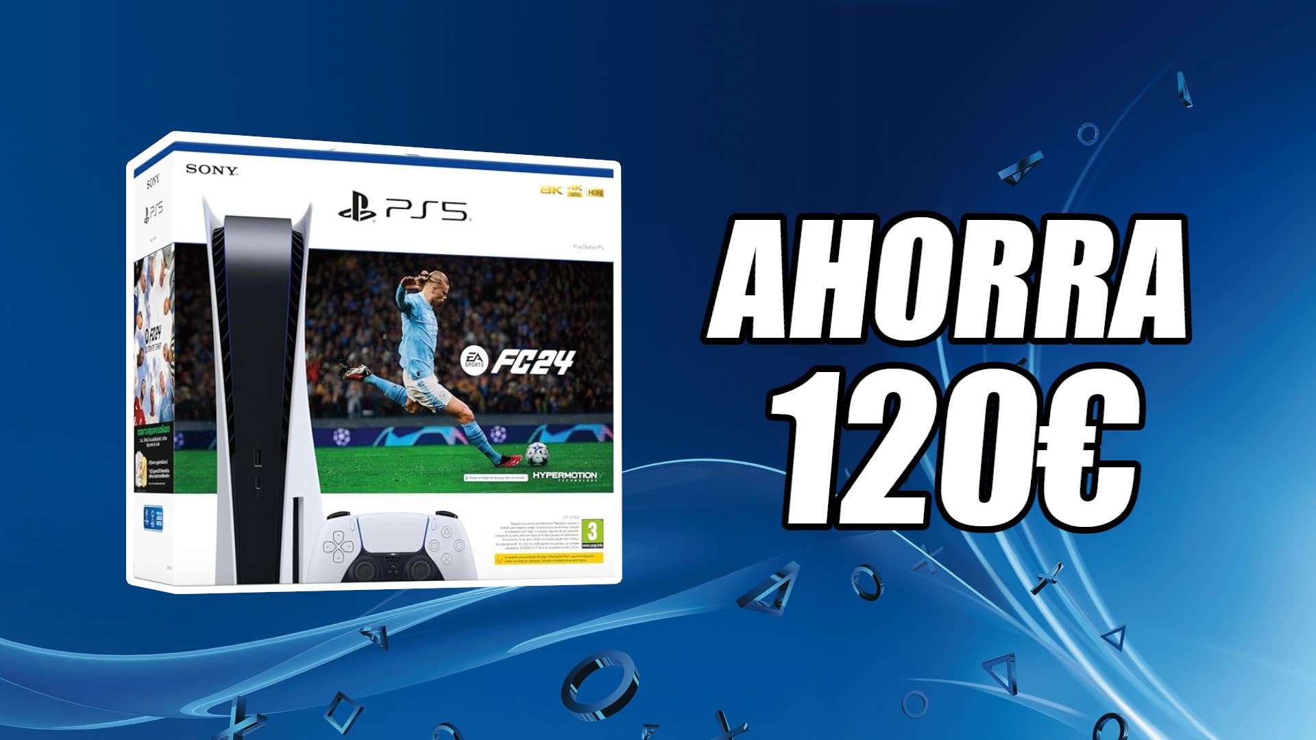 El pack de PS5 con EA Sports FC 24 se puede comprar con un descuento de 120  euros, te contamos cómo