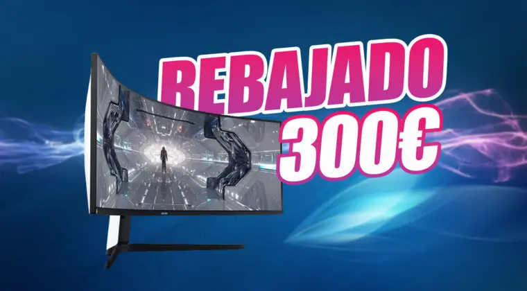 Imagen de Monitor curvo gaming Samsung Odyssey con 300 euros de descuento