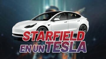 Imagen de Un jugador muestra cómo se puede jugar a Starfield desde un Tesla