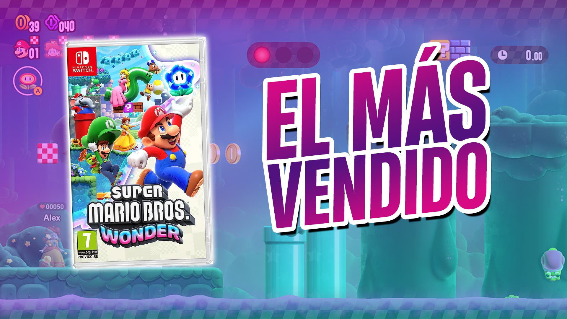 Super Mario Bros. Wonder es el juego de la saga que más rápido se ha vendido