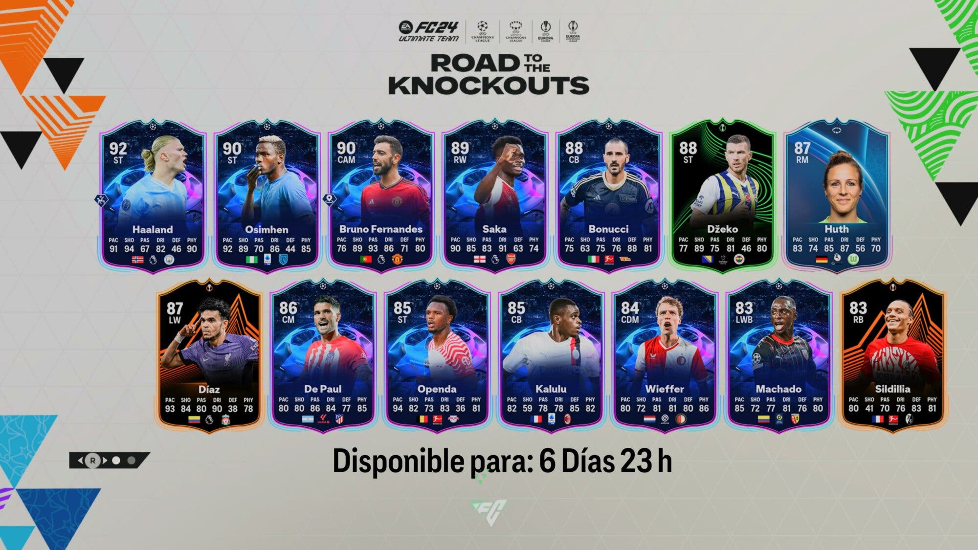 EA Sports FC 24 Ultimate Team: se filtran todas las cartas