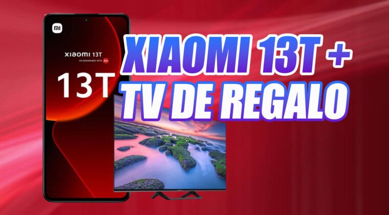 Imagen de ¡Una televisión de regalo! Xiaomi 13T + Xiaomi TV A2 43" en oferta