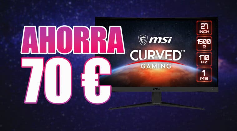 Imagen de Caída de precio en este monitor curvo gaming MSI de 27 pulgadas