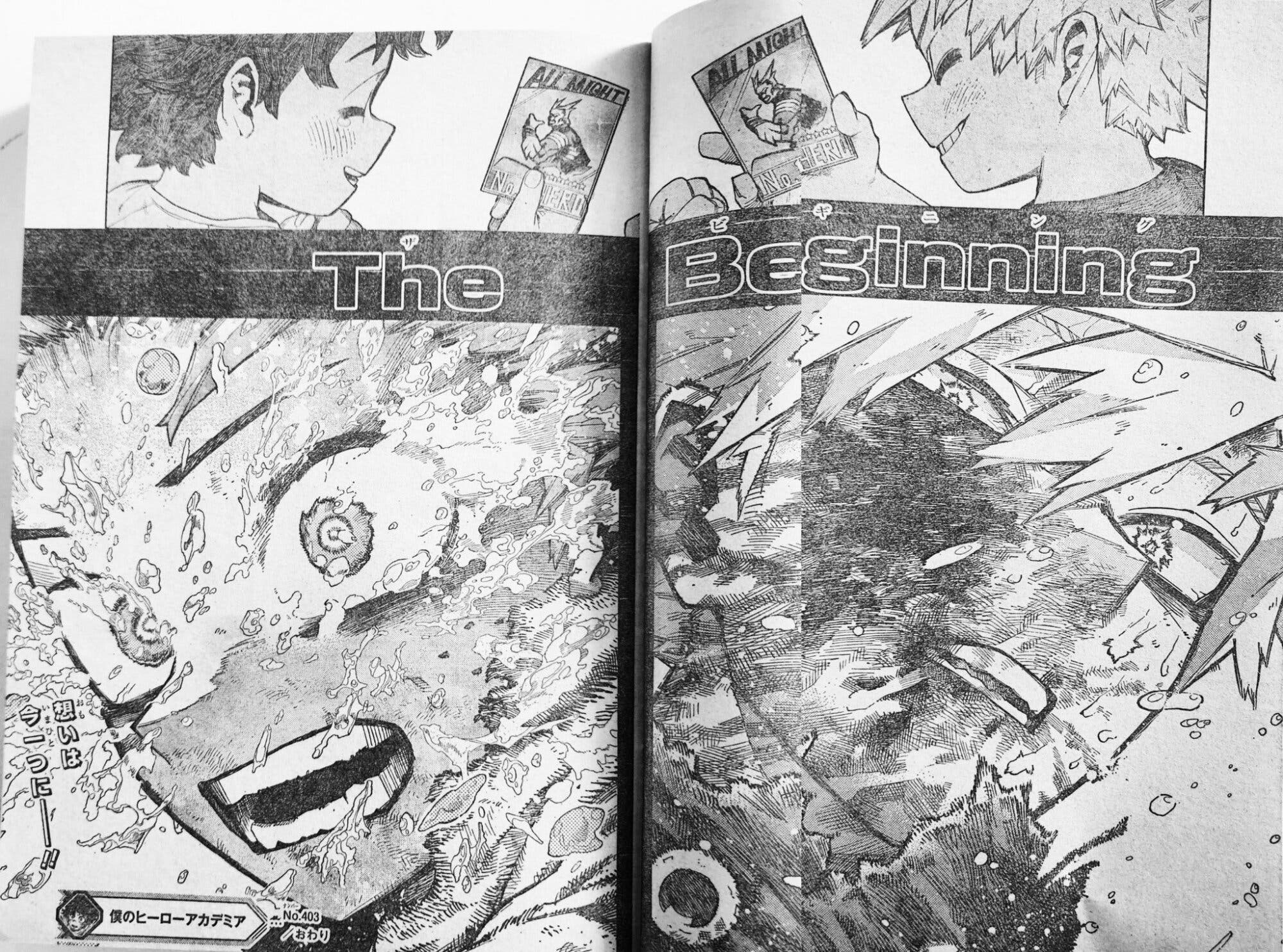 Boku no Hero: Filtrado el capítulo 403 del manga de My Hero Academia y ha  generado