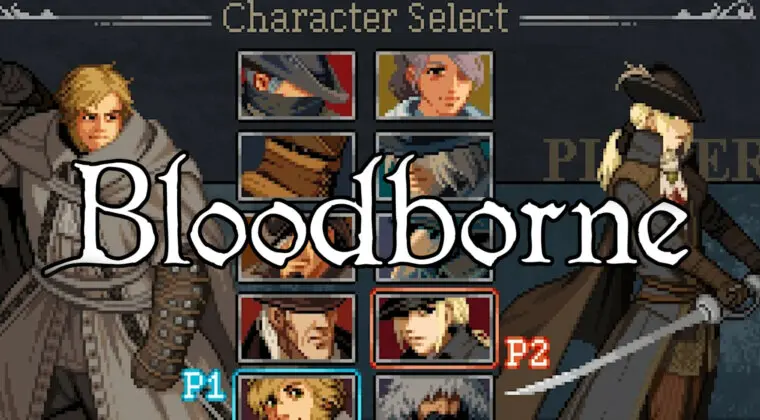 Imagen de Imaginan cómo se vería Bloodborne si fuera un juego de lucha retro y el resultado es una pasada