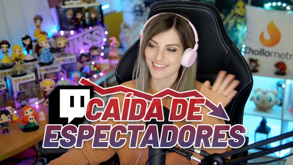 cristinini caida de espectadores twitch