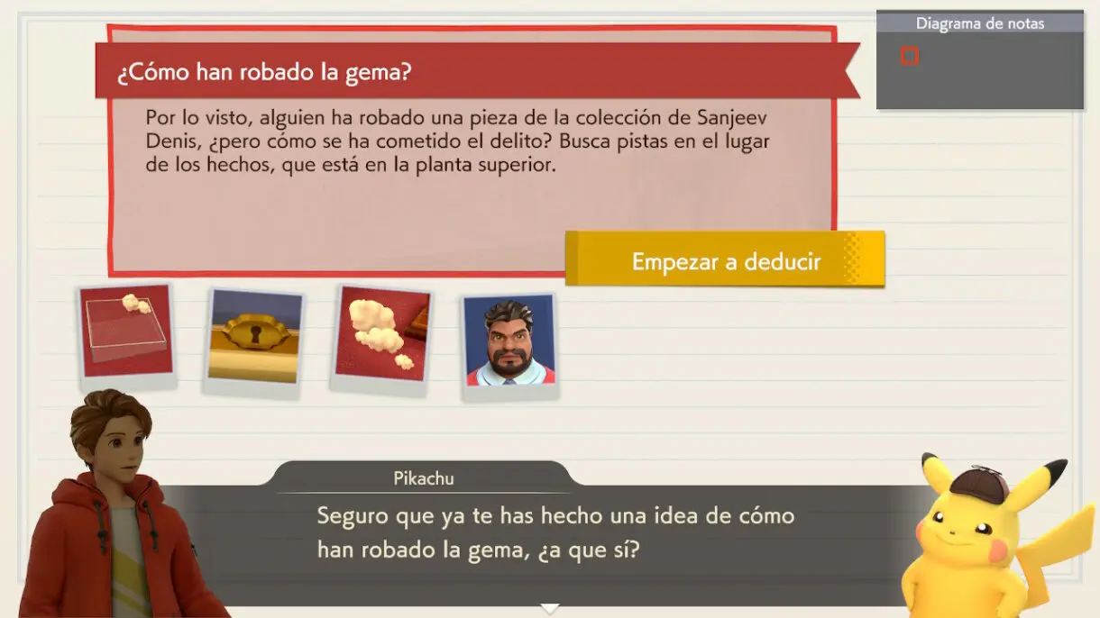 Detective Pikachu El regreso cuaderno
